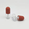 Lipgloss Tubes Mini Capsule Shape 4ml Round Cosmetic Packaging Liptint Container Empty Lip Gloss Tube with Wand