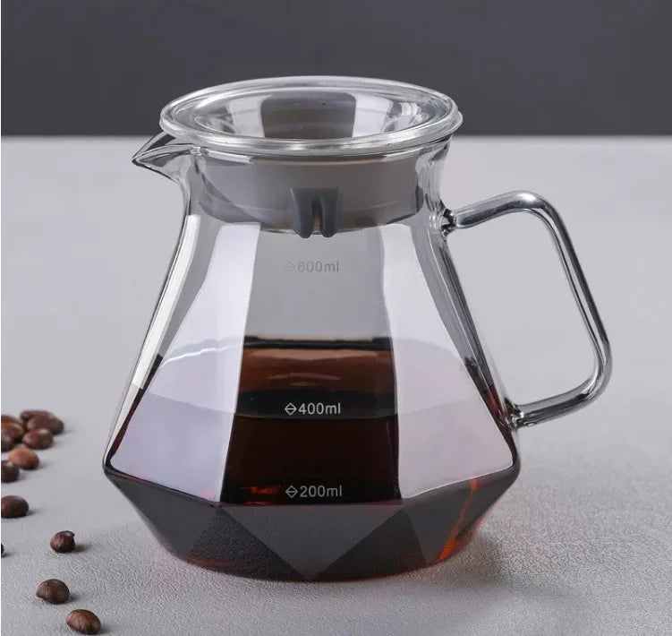 Q   High Borosilicate Glass Coffee Pot  Coffee Maker
