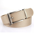 Men's TUSHI Designer Casual Outdoor Nylon Belt Quality Automatic Alloy Buckle Adjustable Thick Trousers Strap Luxury Knitted