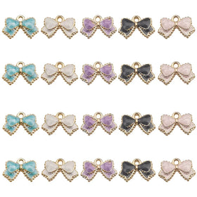 Bowknot Pendants Cute Multicolor Earrings Accessories for Necklace Bowknot Bracelet Jewelry Making DIY Crafting Supplies