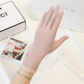 Custom Logo Premium Quality Sensitive Touch UV Protection Design for Women Summer Driving Gloves MegaBDM