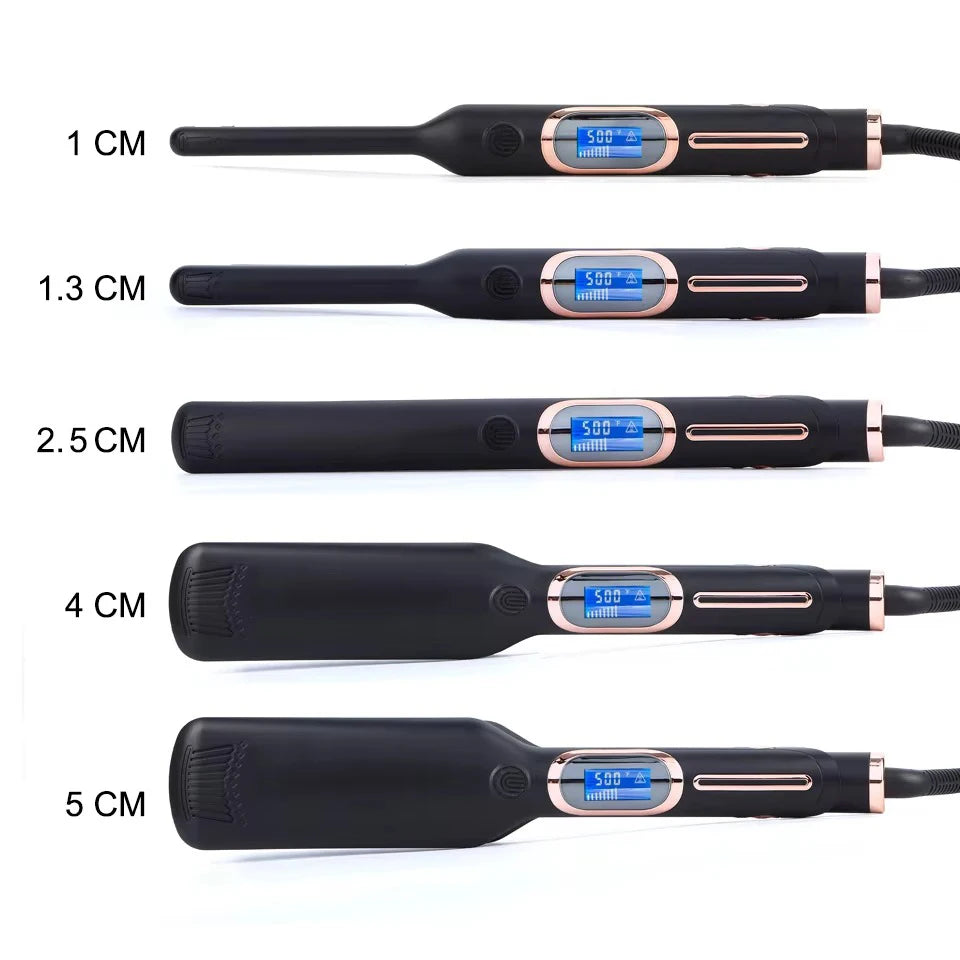2in 1 Hair Ceramic Straightener Professional Barber Salon Titanium MCH Fast Heater Hair Flat Iron Hair Straightener Flat Iron