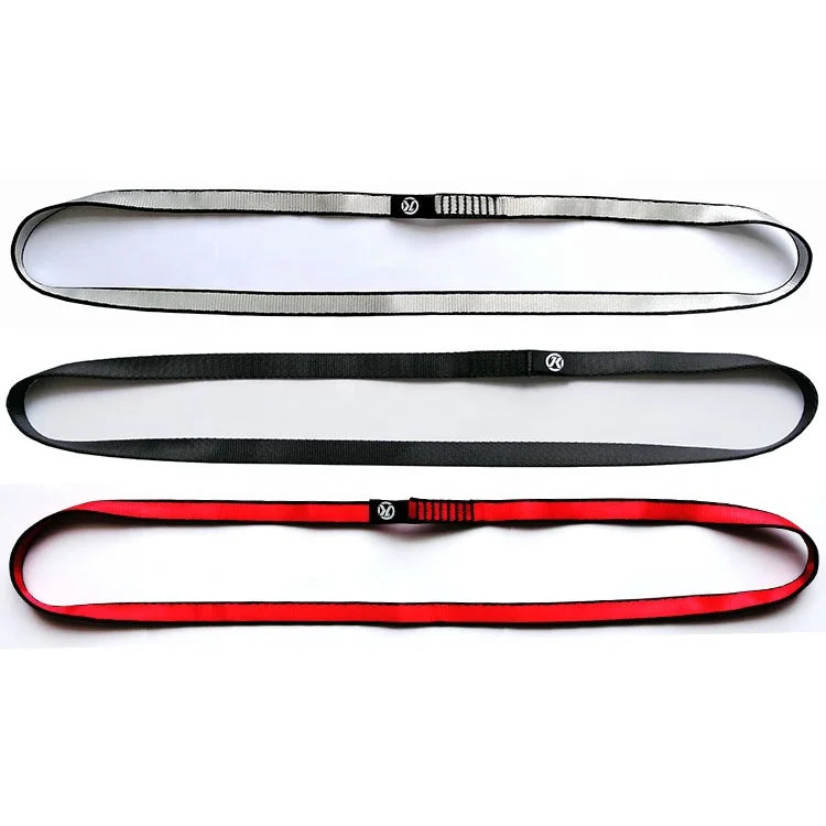 22KN 16mm Nylon Runner Webbing Sling Flat Strap Belt for Mountaineering Rock Climbing Caving Rappelling Rescue Engineering