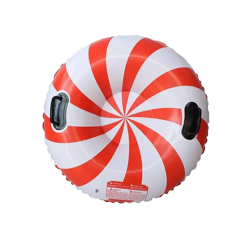 Factory Wholesale Inflatable Snow Tubes Winter Sports 37'' Sledding Snow Tubes