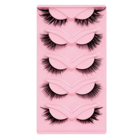 Cat Eye Lashes 3D Faux Mink Lashes Foxy New Lashes Winged Cat Eye Eyelashes Strip False Eyelashes Full Thick Eyelash