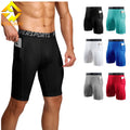Fengway Custom Summer Men's Compression Shorts Printed Athletic Underwear Spandex Tight Briefs Boxers Workout Running Shorts