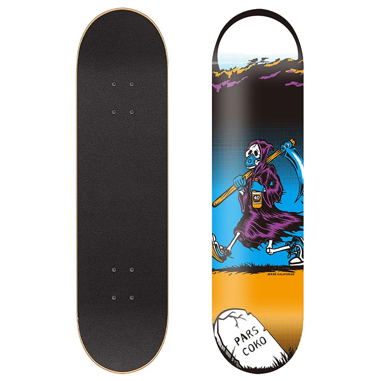Factory Direct Sale Full Maple Eight Layers Double Rocker Durable Lightweight Portable 8" 8*31" Skateboard Deck Parts for