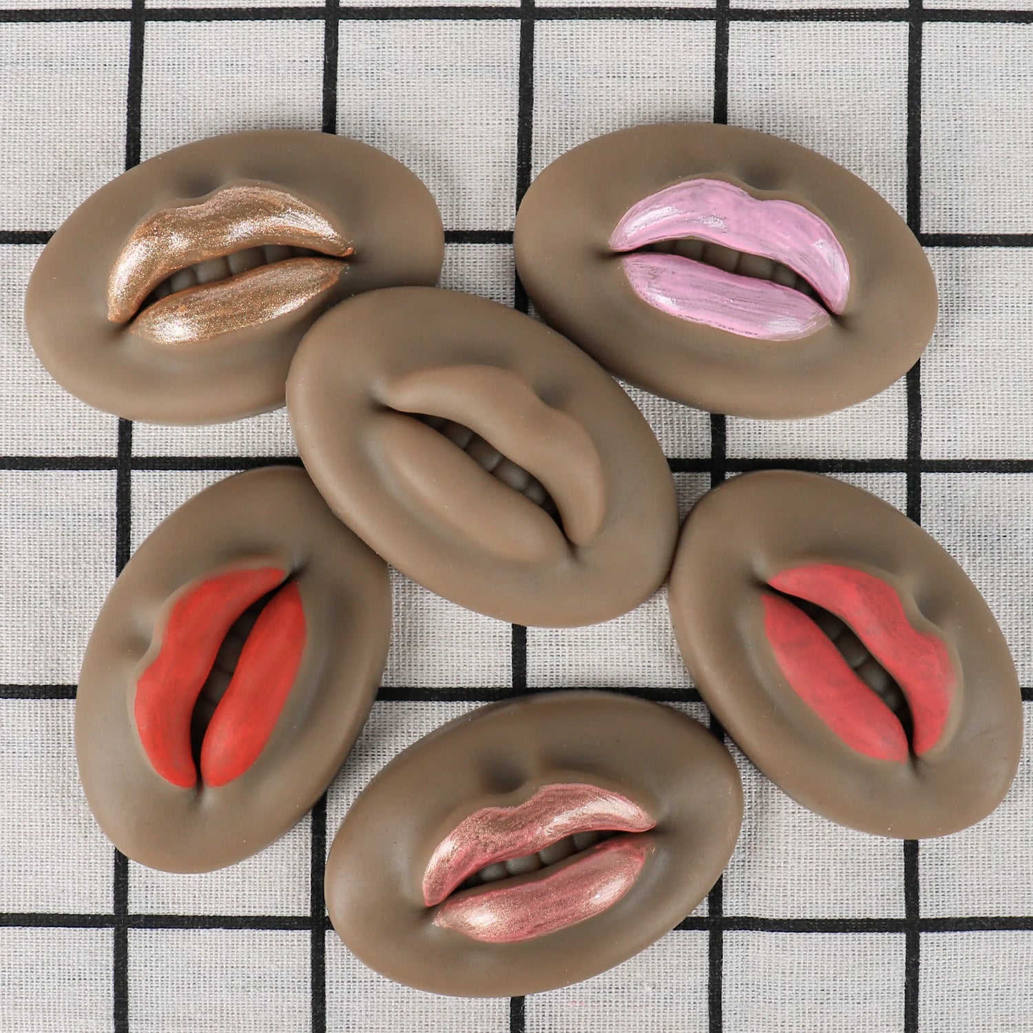 Black Women Lip Model for Makeup Practice