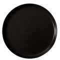 China Dehua Factory Hot Selling Matte Black / Matte White 8" / 10" Ceramic Steak Sushi Dessert Dishes Plate