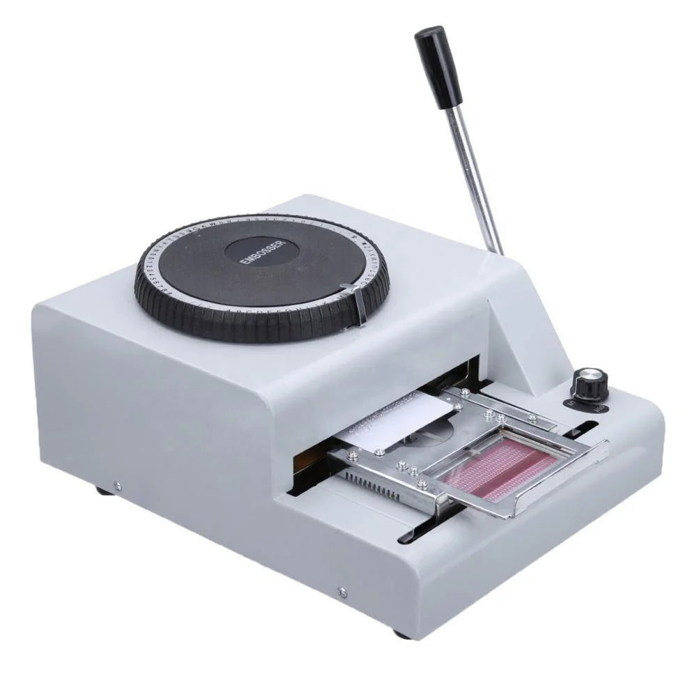 High Quality 72 Characters Customize Embossing Machine for PVC Card