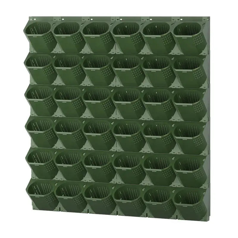 Outdoor Vertical Hydroponic System Wall Hanging Planter Wall Plant Pots Plastic Self Watering Pot