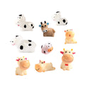 Lovely 3d Artificial Farm Animal Miniature Cow Resin Handcraft for Diy Decoration