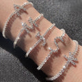 Wholesale Tennis Bracelet Crystal Bracelet 26 Initial Bracelet for Women
