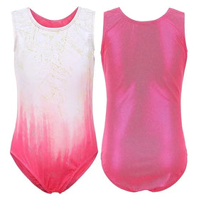 New Design Hot Sale Fancy Newest Design Gymanstic Sublimated Sleeveless Girls Leotards Clothes