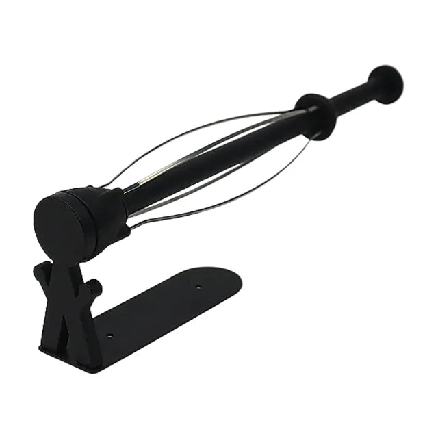 OEM Stainless Steel Under Cabinet Kitchen Paper Roll Holder Black Bathroom Tissue Rack with Adhesive or Screw Towel Black