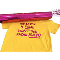 Spain Stock 13in X 32.8ft/13in X 164ft DTF Hot Pink Metallic Film Roll 33cm Wide 10m/50m Cold Peel DTF Transfer Special Film