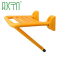 Wholesale Hospital Elderly Bathroom Bath Folding Seats Stainless Steel Disabled Chair Shower Nylon Wall Mounted Seats Chair