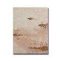 Modern Minimalist Oil Painting Art Wabi-sabi Style Wall Art Decoration for Entryway and Aisle Wall