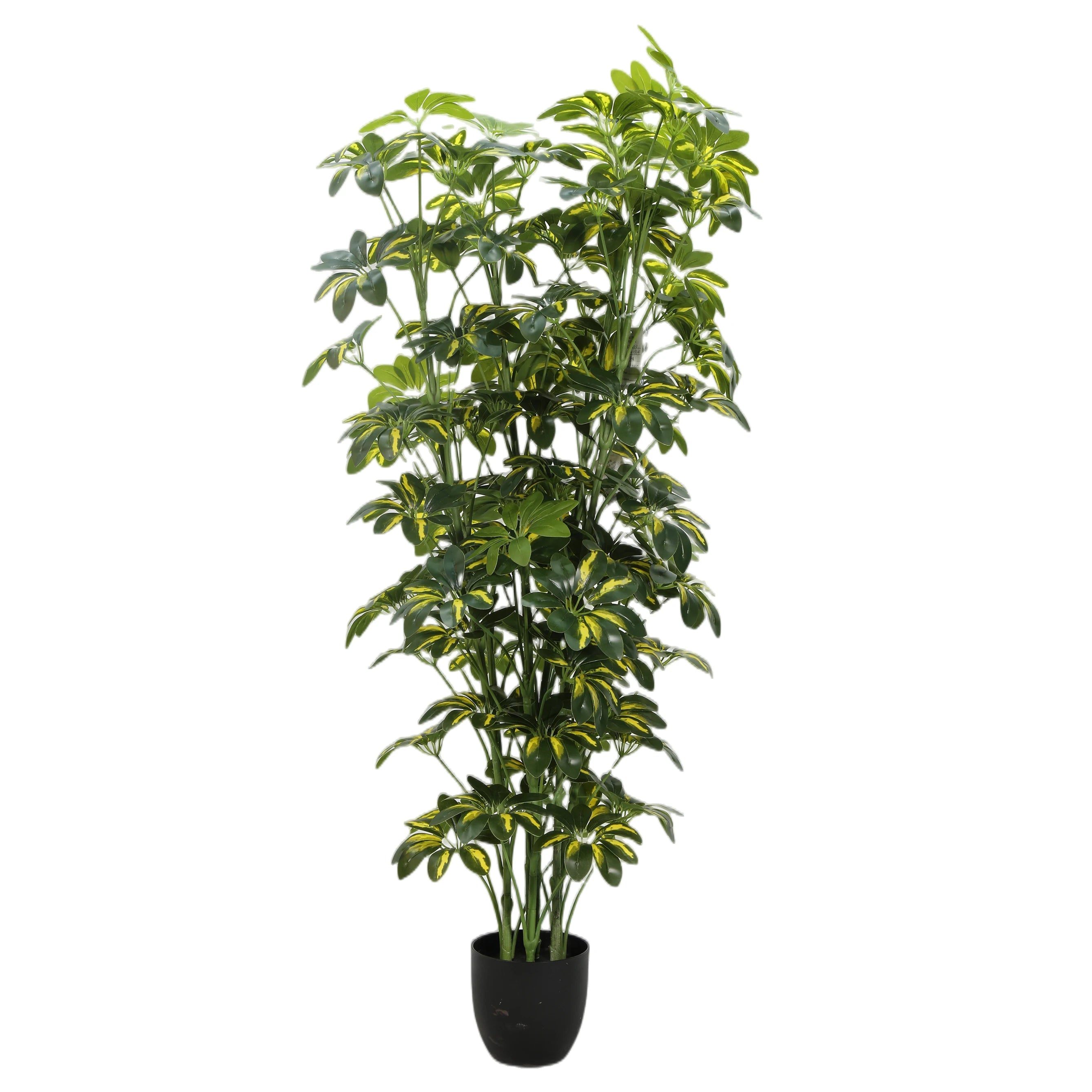 Dongguan Factory Cheap Real Touch 140CM 115PCS Leaves Artificial Schefflera Tree Faux Potted Bonsai Tree for Home Indoor Decor