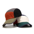 Sewingman B0414L Urban Multi Color Block 5 Panel Curved Hip Hop Snapback Street Caps for Men