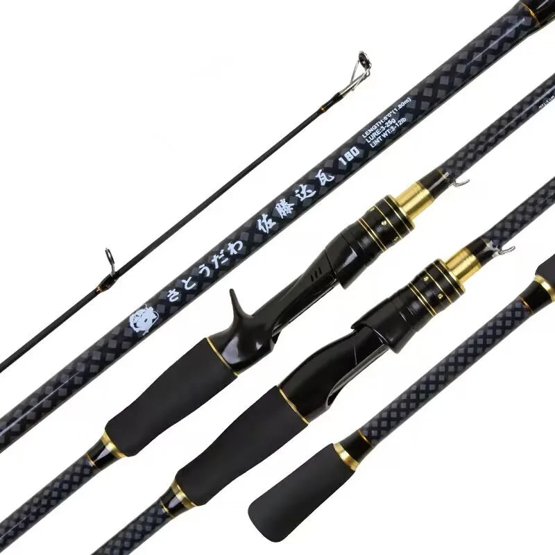 Section 2 Glass Fiber Hollow Rock Salt Water Fiberglass Wholesale Spinning Saltwater ultra Light Bass Fishing Rods