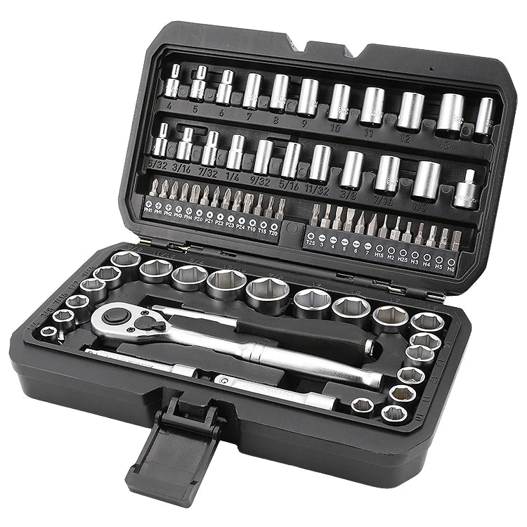 Heavy Duty Flexible Ratchet Wrench Set with Torque Hook Air Impact Gear Carbon Steel Metric Measurement System OEM Customizable