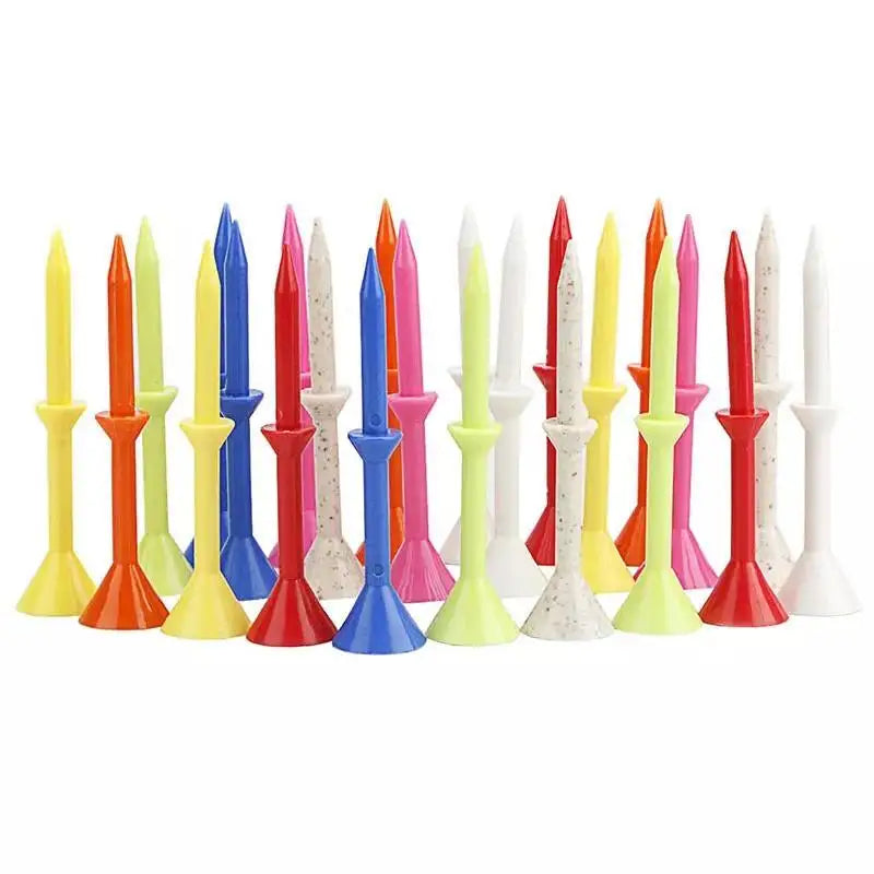 High Quality Reusable Eco-friendly Custom Logo Big Cup Plastic Golf Tees Stand Wine Cup Nail Ball Tee Golf Supplies