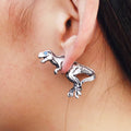 Three Dimensional Small Animal Dinosaur Stud Earrings Personality FASHION Jewelry