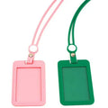 Wholesale Custom Printing Logo Eco-Friendly Silicone ID Card Badge Holder with Durable Personalized Lanyards