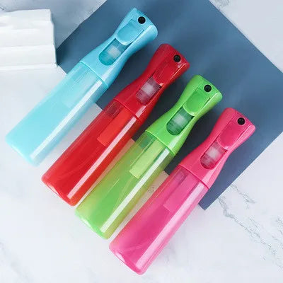 300ml Fine Mist Continuous Spray Bottle Plastic Misty Trigger Water Barber Hair