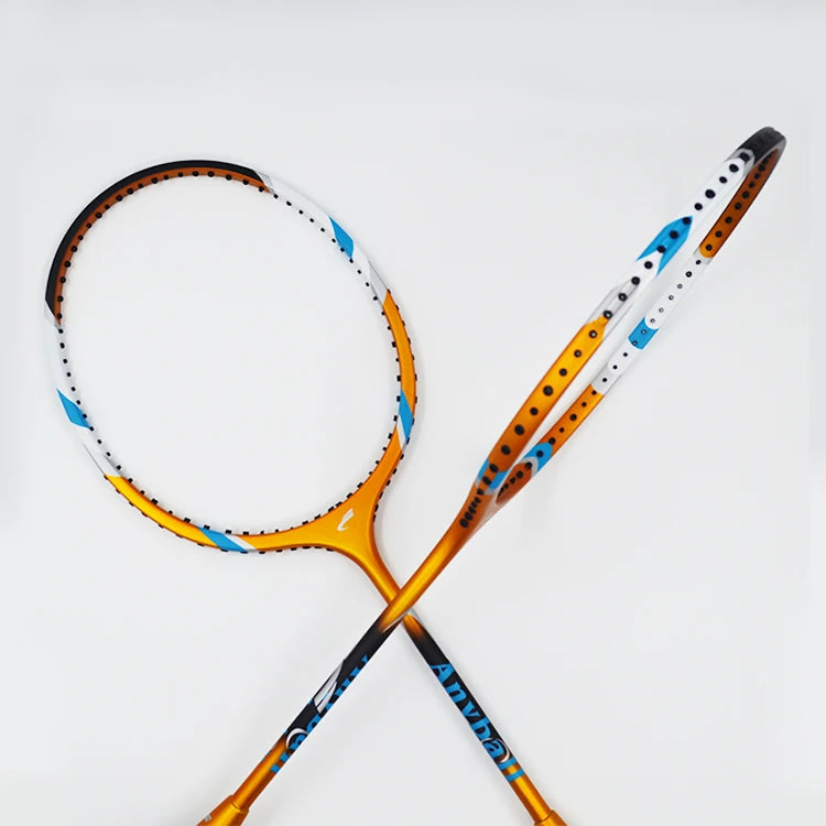 Top Quality 100% Graphite Carbon Training Racket 100% Graphite Carbon Fiber Ball Badminton Racket for Strength Training Racquet