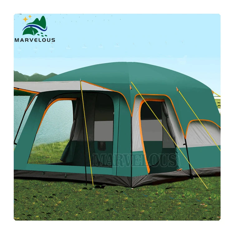Good Quality Outdoor Oxford Waterproof Family Travel Camping Tent House Tent