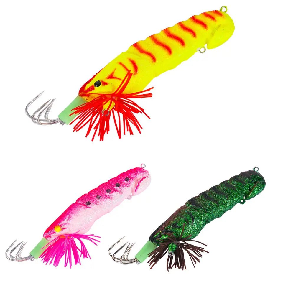 Hot Sale Squid Jig Fishing Lures Jig 120Mm 21G Shrimp Octopus  Egi Shrimp Hook Fishing Lure