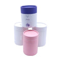 China Customized Logo Printed Cardboard Round Container Gift Box Art Paper Tube Shape Rigid Kraft Lid for Packaging Candles