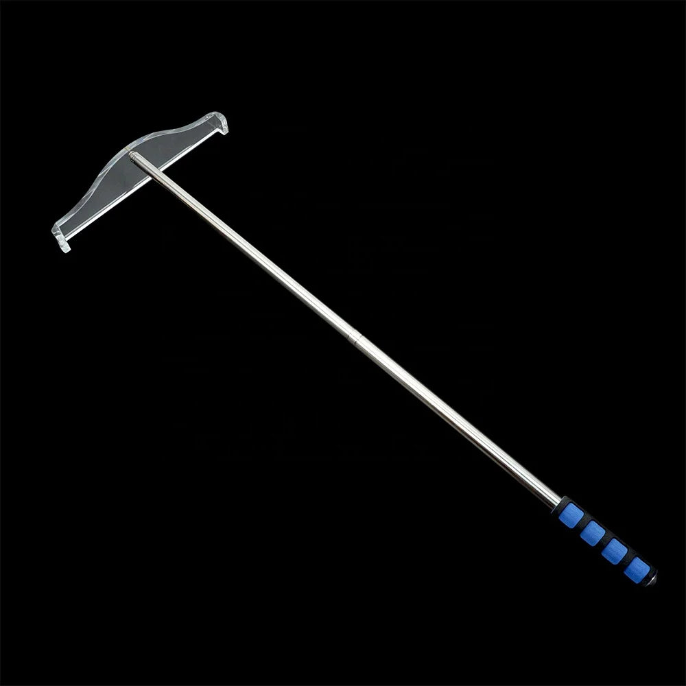 RTS Clean Poker Chip Rake with Telescoping Aluminum Pole Roulette Chip Rake for Casino Table Game
