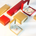 Bespoke Right-angle Precision Lid and Base Box with Customization for Signature Branding and Minimalist Jewelry Identity