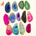 High Grade Agate Slice Natural Gemstone Agate Colorful Crystal Wholesale Bulk Natural Craft Agate Slice
