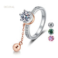 1 Carat Factory Direct Selling Hot Classic  Moissanite Solitaire Ring S925 Six Prong Moissanite Ring for Women