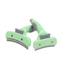 Factory Wholesale Custom Logo Self Cleaning Fur Deshedding Brush Dog Pet Hair Grooming Brush
