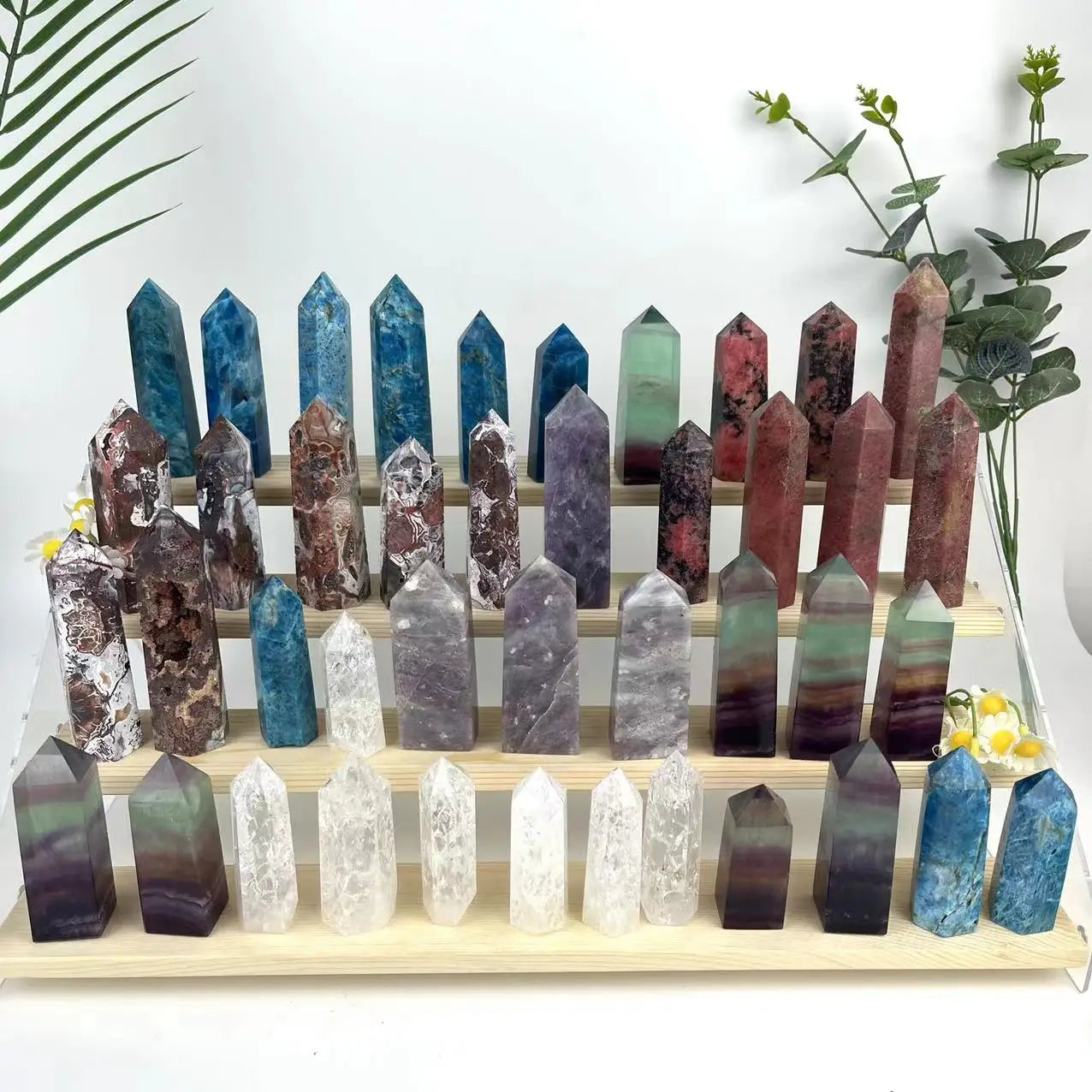 Wholesale Natural Crystal Tower High Quality Polished Crystal Point for Decoration