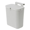 New Style Home Kitchen Portable 9l Square Kitchen BinPlastic Wall Mounted Trash Can With Lid