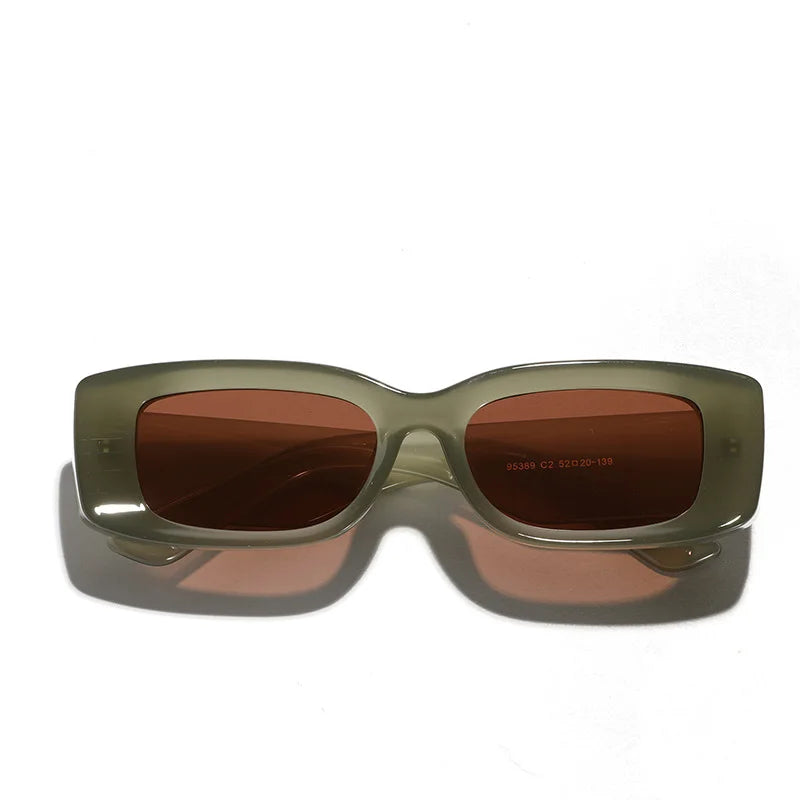 LBashade 95389 Women Fashion Sunglasses Square Thick Men Sunglasses Custom logo Designer Sunglasses Famous Brands for Women