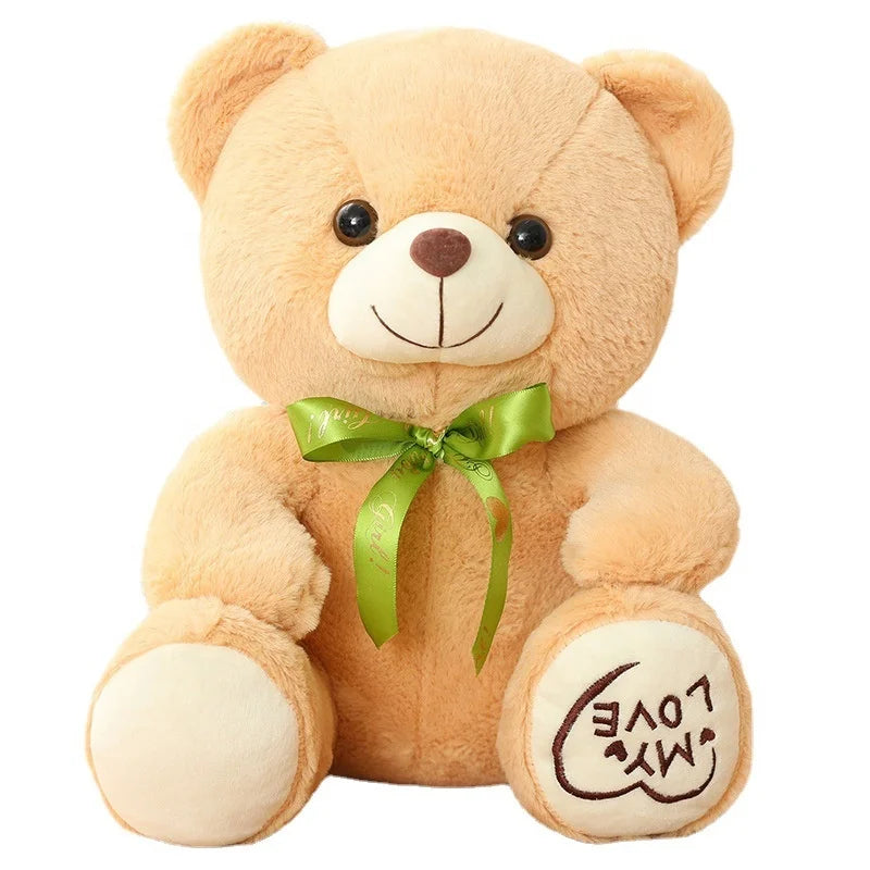Hot Selling Cute Teddy Bear Stuffed Animal Toy Lovely Plush Doll for Boys Girls Valentine's Gift Filled PP Cotton Lined Mesh