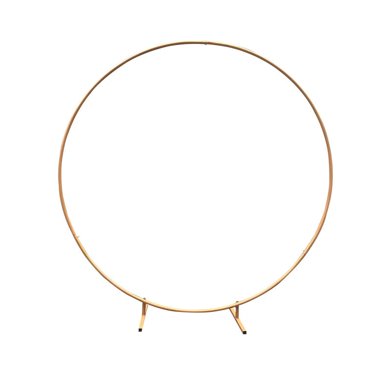 Wedding Arch Round Backdrop Stand Balloon Arch Frame Round Metal Arch Backdrop Stand