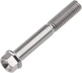 Gr5 M8 Burned Blue Banjo Hexagon Flange Lange Titanium Bolts for Motorcycle