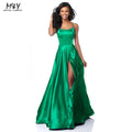 Solid Color Bridesmaid Attire Long Skirt Lady Elegant Satin Prom Dress Off Shoulder Fashion Bridesmaid Evening Dress