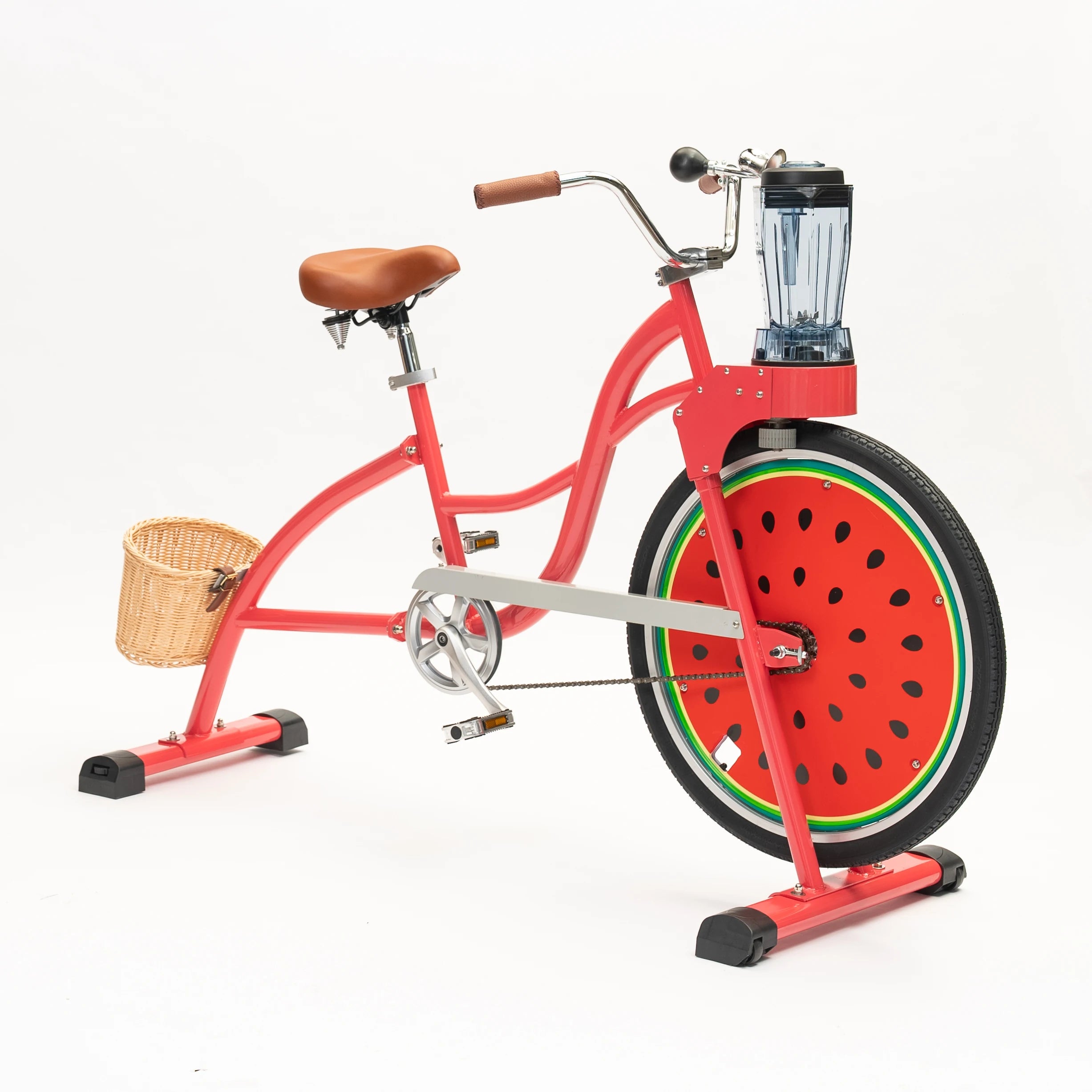 EXI Wholesale Smoothie Bike Extractor Juicer Machine Beach Cruiser Unicycle Party Bike for Adult Amusement Juice Blender Bike