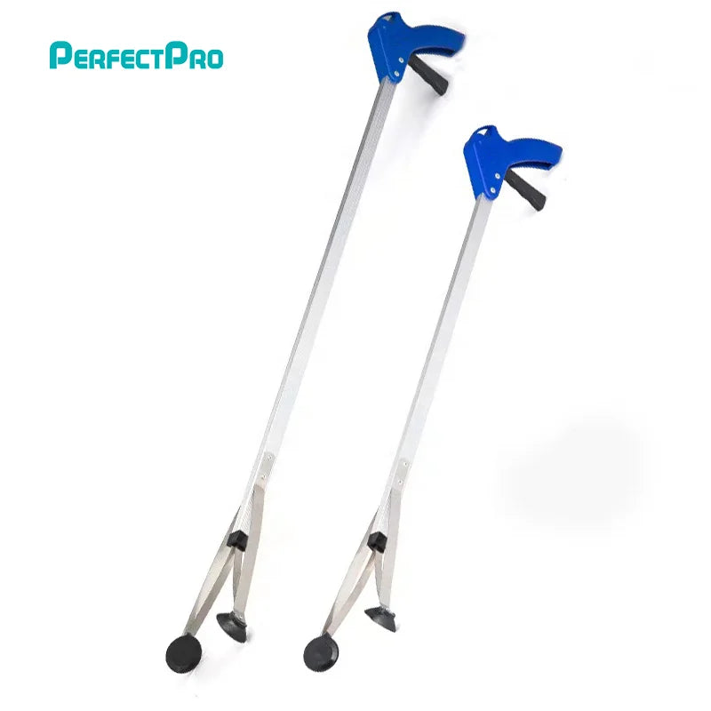 32 Inch Industrial Foldable Grabber Reacher Elderly Lightweight Extra Long Handy Trash Claw Reacher Grabber Tool Litter Picker