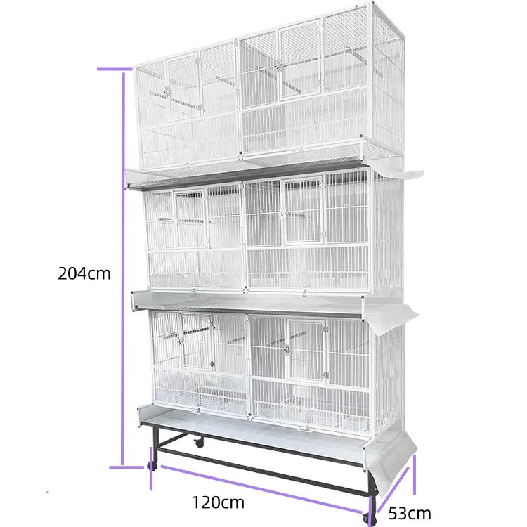Luxury Villa New Arrived breeding papagaio Mais clear Bird House parrot Cage 1 Pcs extra Large Bird Cages