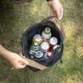 Brown Color Custom logo Portable Outdoor Canvas Camping Storagewater Bag for Cooking Pot